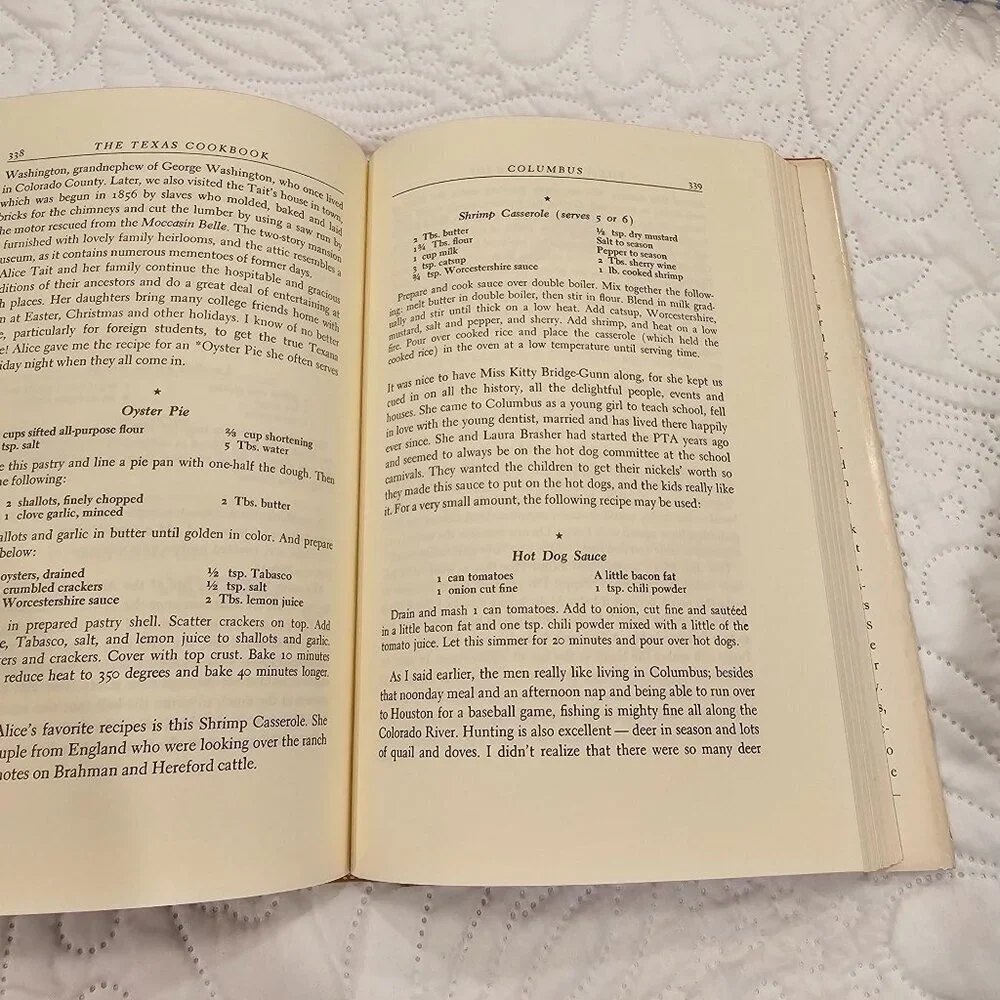 Vintage The Texas Cookbook By Mary Faulk Koock 1965 Hardcover First Edition